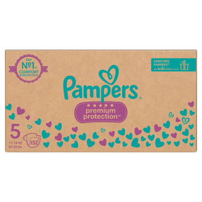 Pampers Premium Protection, Size 5, 152 Pack
