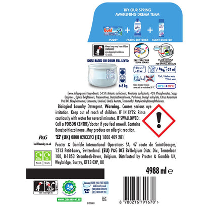 Bold Laundry Liquid Spring Awakening, 172 Wash, 4.988L