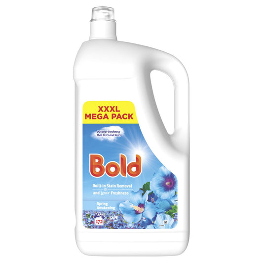 Bold Laundry Liquid Spring Awakening, 172 Wash, 4.988L