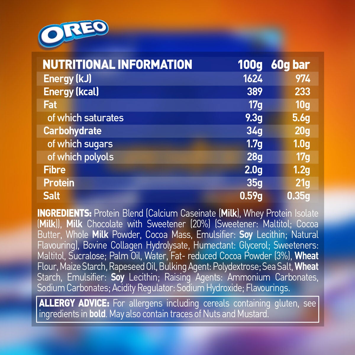 Grenade Oreo, 12 x 60g
