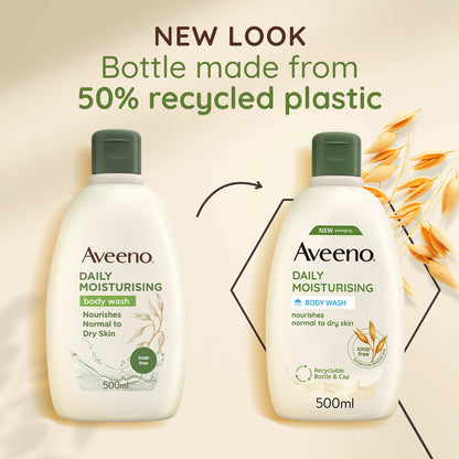Aveeno Daily Moisturising Body Wash 2 x 500ml