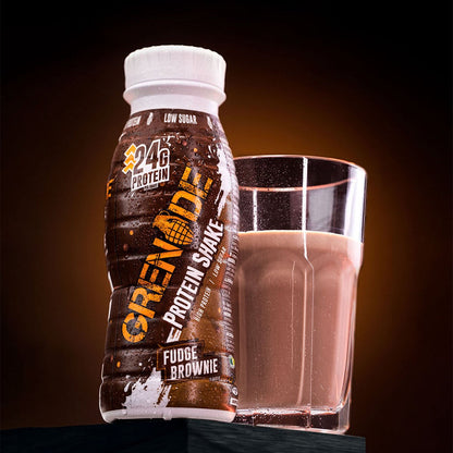 Grenade Carb Killa Fudge Brownie High Protein Shake, 8 x 330ml