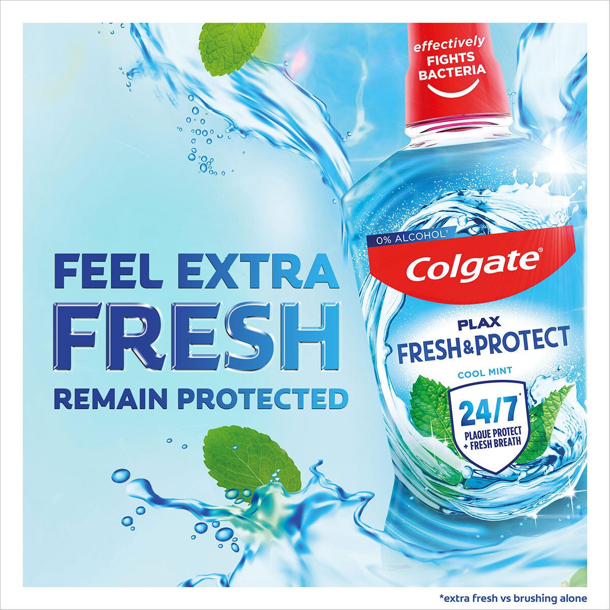 Colgate Plax Cool Mint Mouthwash 3 x 1L