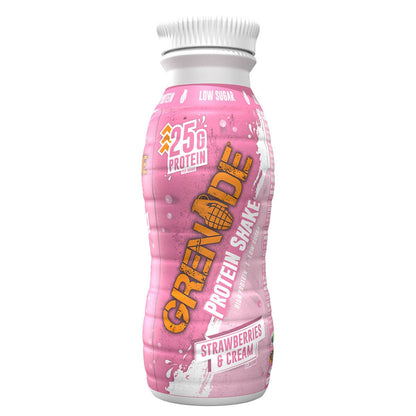 Grenade Carb Killa Strawberries & Cream High Protein Shake, 8 x 330ml
