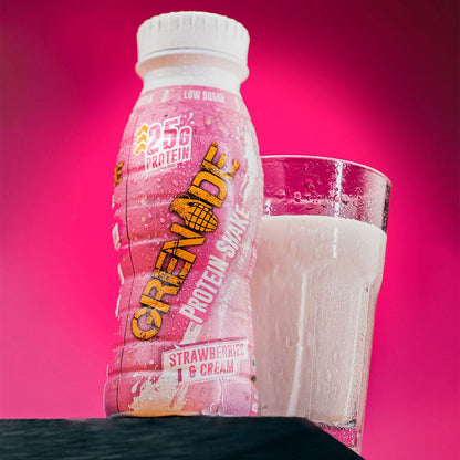 Grenade Carb Killa Strawberries & Cream High Protein Shake, 8 x 330ml