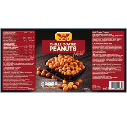 Wings Chilli Coated Peanuts, 1.1kg