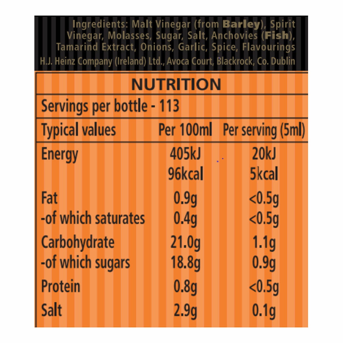 Lea & Perrins Worcestershire Sauce, 2 x 568ml