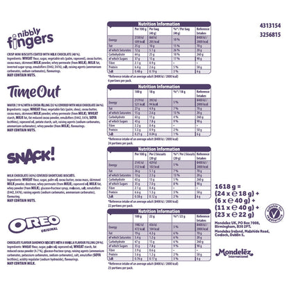 Cadbury & Oreo Big Box Of Treats, 64 Snacks