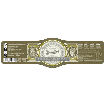 Bornibus Sweet and Sour Gherkins, 900g