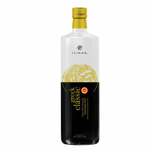 ILIADA Greek Classic Kalamata PDO Extra Virgin Olive Oil, 1L