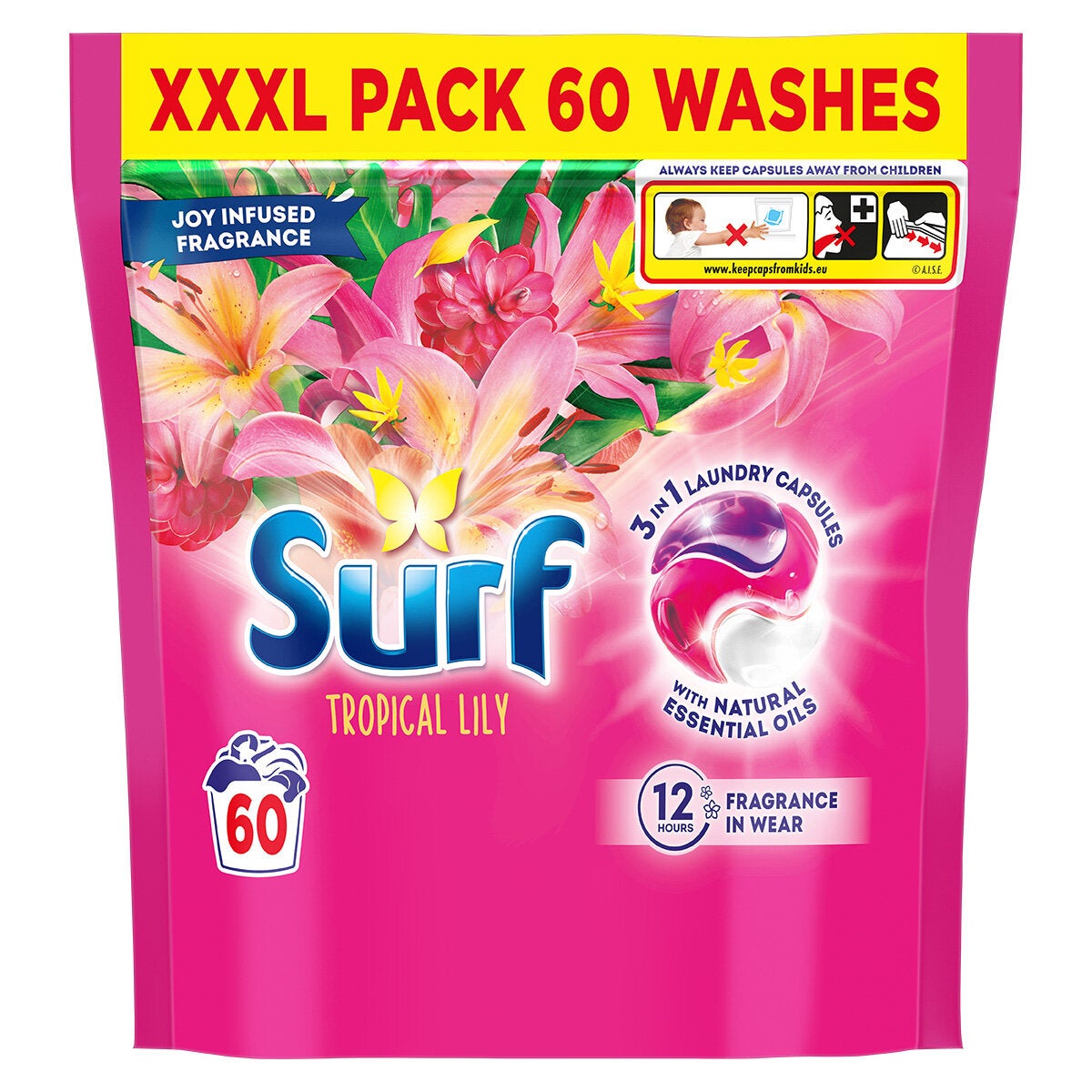 Surf Capsules, 2 x 60 Wash