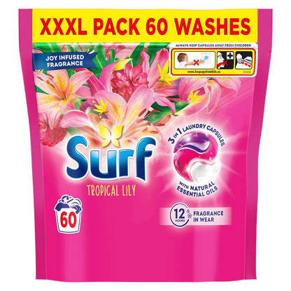 Surf Capsules, 2 x 60 Wash