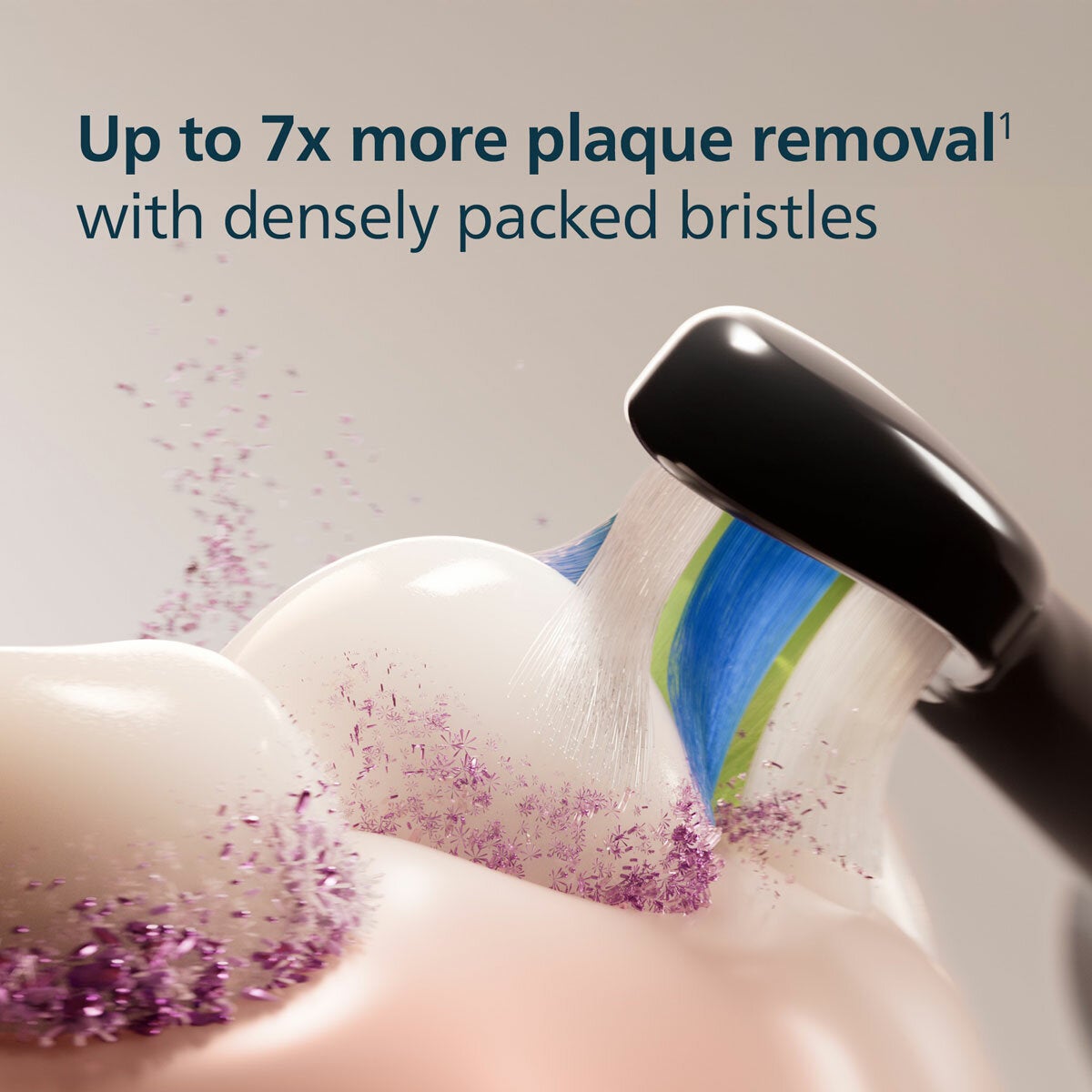 Philips Sonicare Optimal Black Brush heads, 6 pack