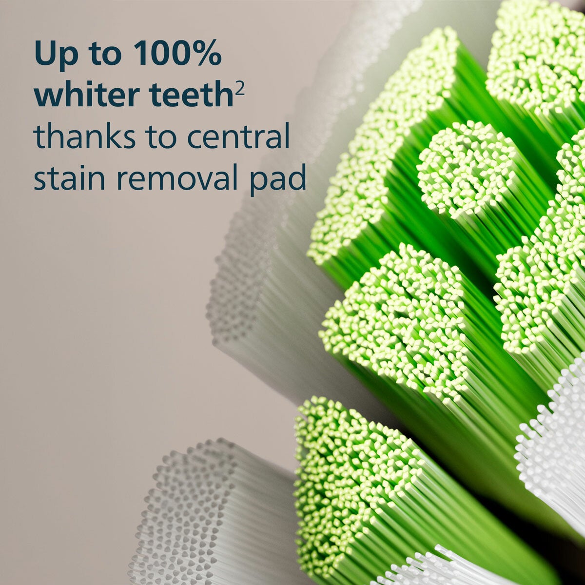 Philips Sonicare Optimal Black Brush heads, 6 pack
