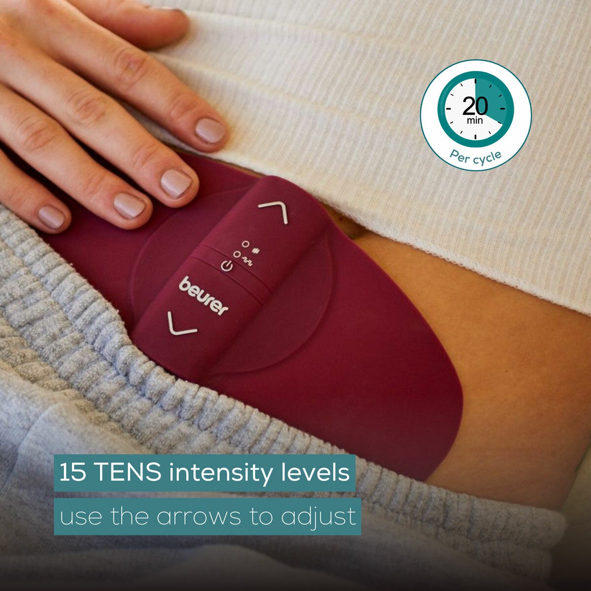 Beurer Menstrual Relax TENS Pain Relief Device, EM50
