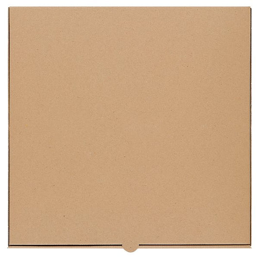 JR Foods & Packaging Services 14" Pizza Box Plain Brown 50pcs