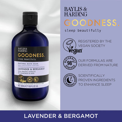 Baylis & Harding, Goodness Sleep Soak. 4 x 500ml