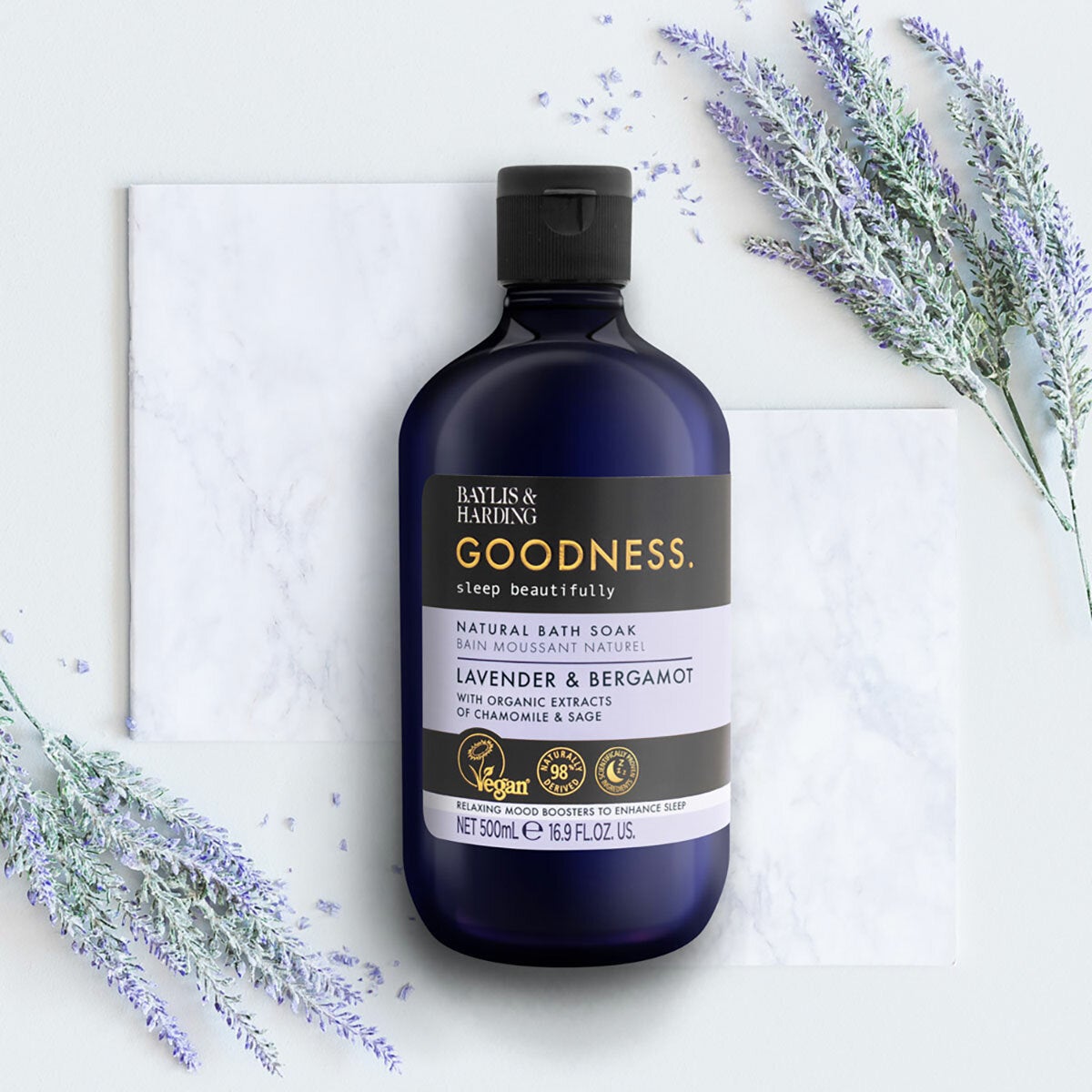 Baylis & Harding, Goodness Sleep Soak. 4 x 500ml