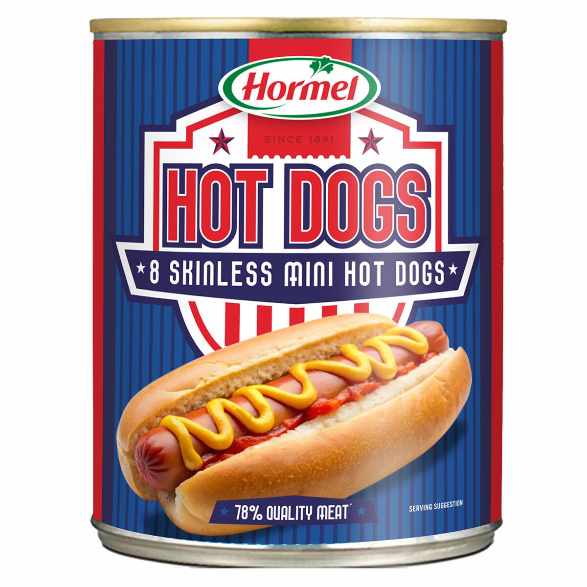 Hormel Hot Dogs, 6 x 405g