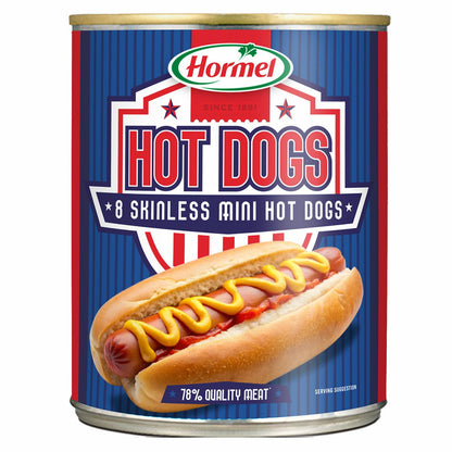 Hormel Hot Dogs, 6 x 405g