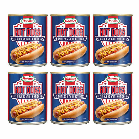 Hormel Hot Dogs, 6 x 405g