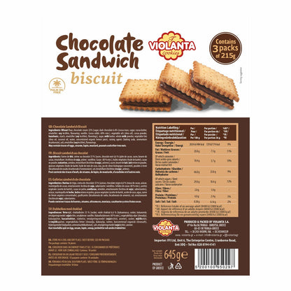 Violanta Chocolate Sandwich Biscuits, 645g