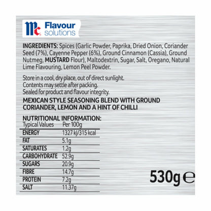 Schwartz Fajita Seasoning, 530g