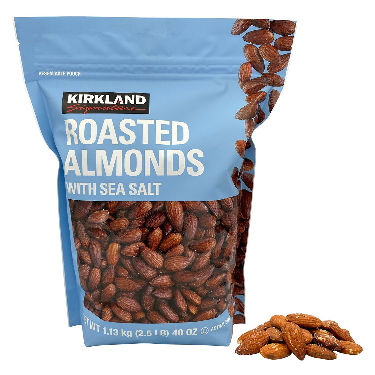 Kirkland Signature Oil Roasted Almonds, 1.13kg