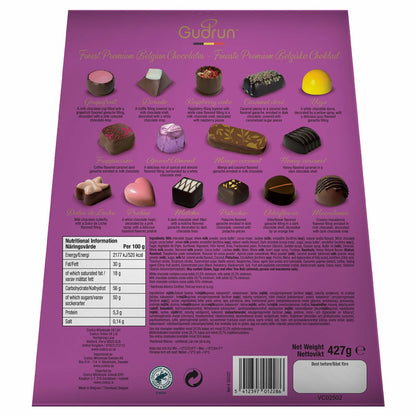 Gudrun Belgian Chocolates Bag, 427g in 2 Options