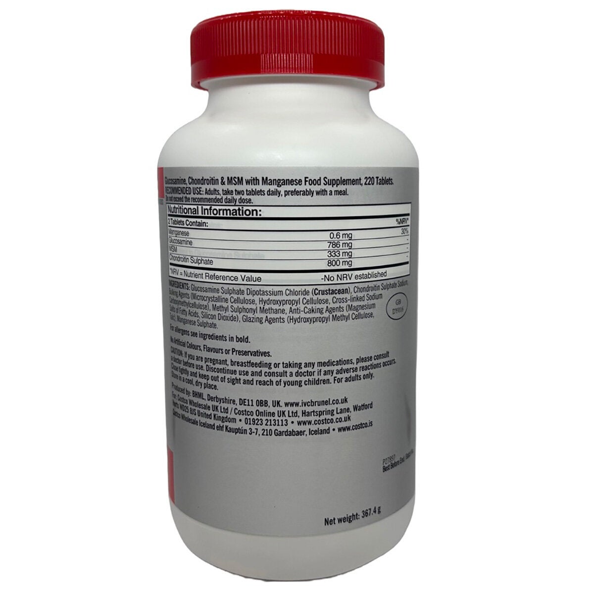 Kirkland Signature Glucosamine, Chondroitin & MSM, 220 Count