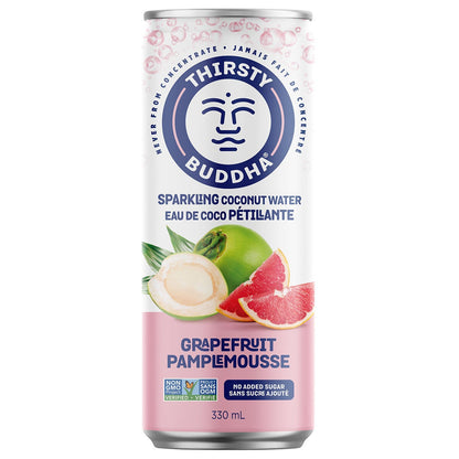 Thirsty Buddha Sparkling Coconut Water, 12x330ml