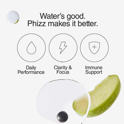 Phizz Apple & Black Currant Electrolytes, 3 x 20 Tablets