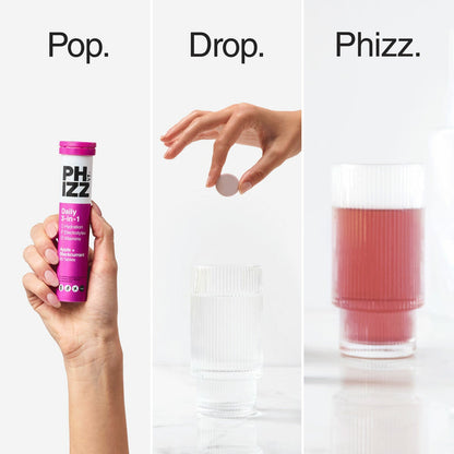 Phizz Apple & Black Currant Electrolytes, 3 x 20 Tablets