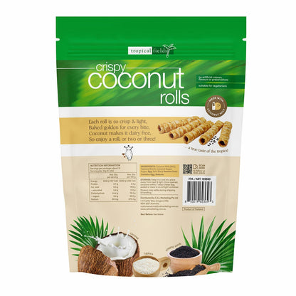 Tropical Fields Crispy Coconut Rolls, 400g