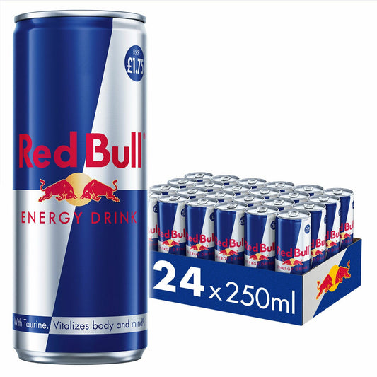 Red Bull PMP £1.75, 24 x 250ml