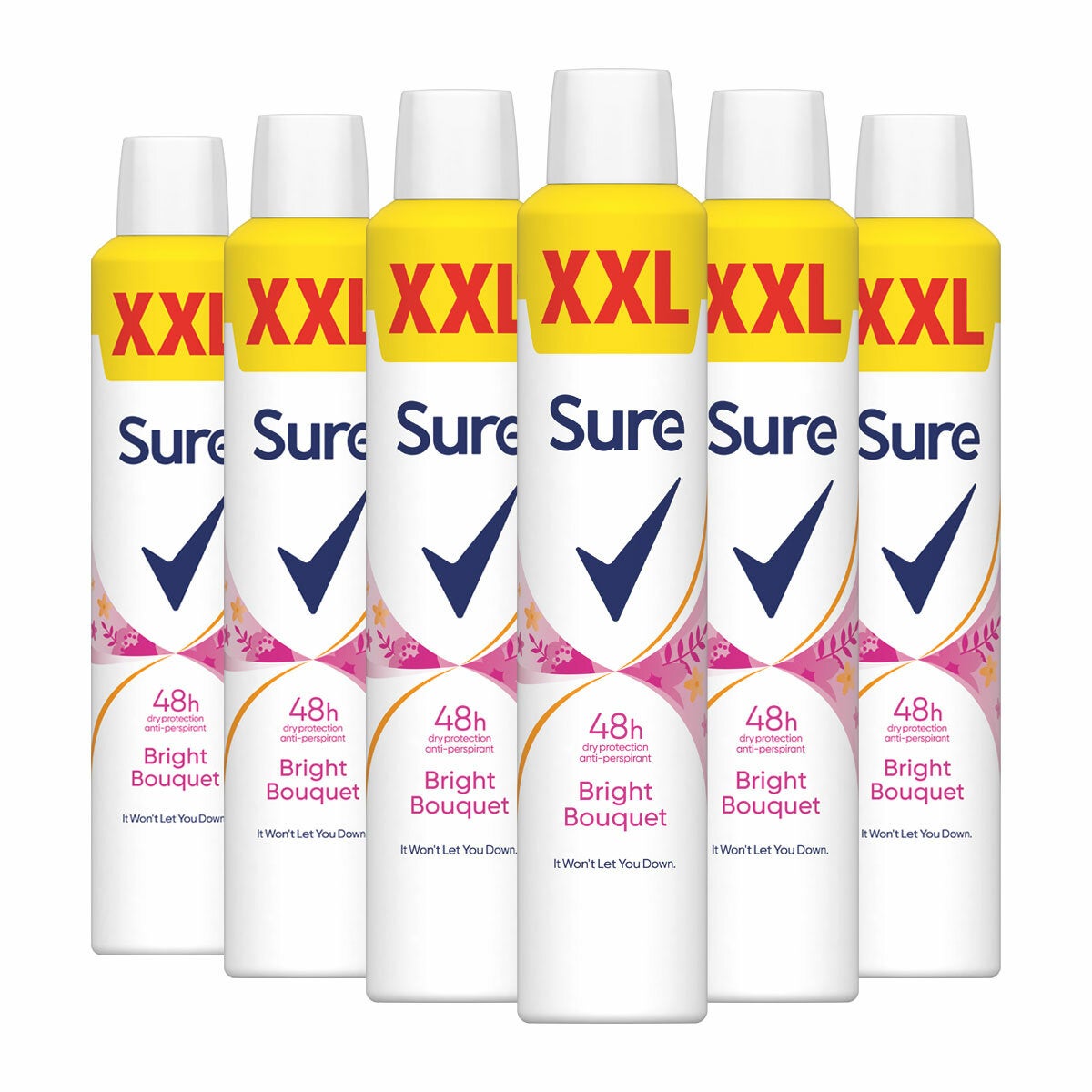 Sure Women Anti-Perspirant, 6 x 300ml