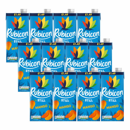 Rubicon Still Mango Juice, 12 x 1L