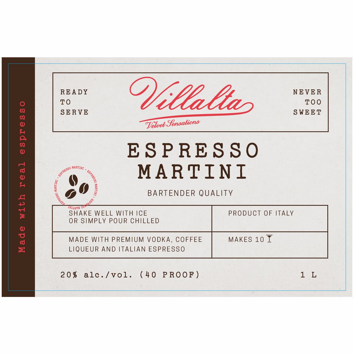 Villalta Espresso Martini, 1L