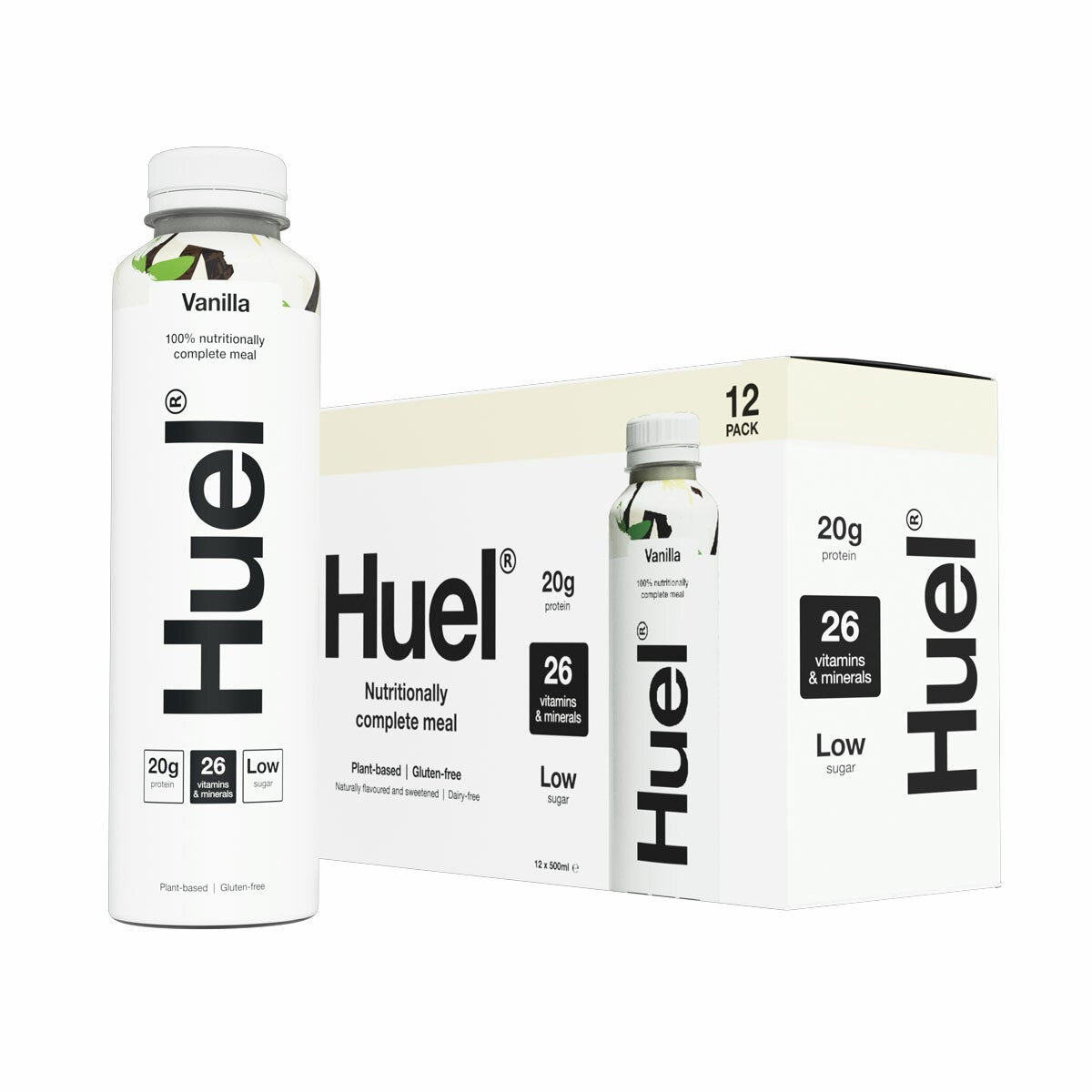 Huel Complete Meal Drink Vanilla, 12 x 500ml