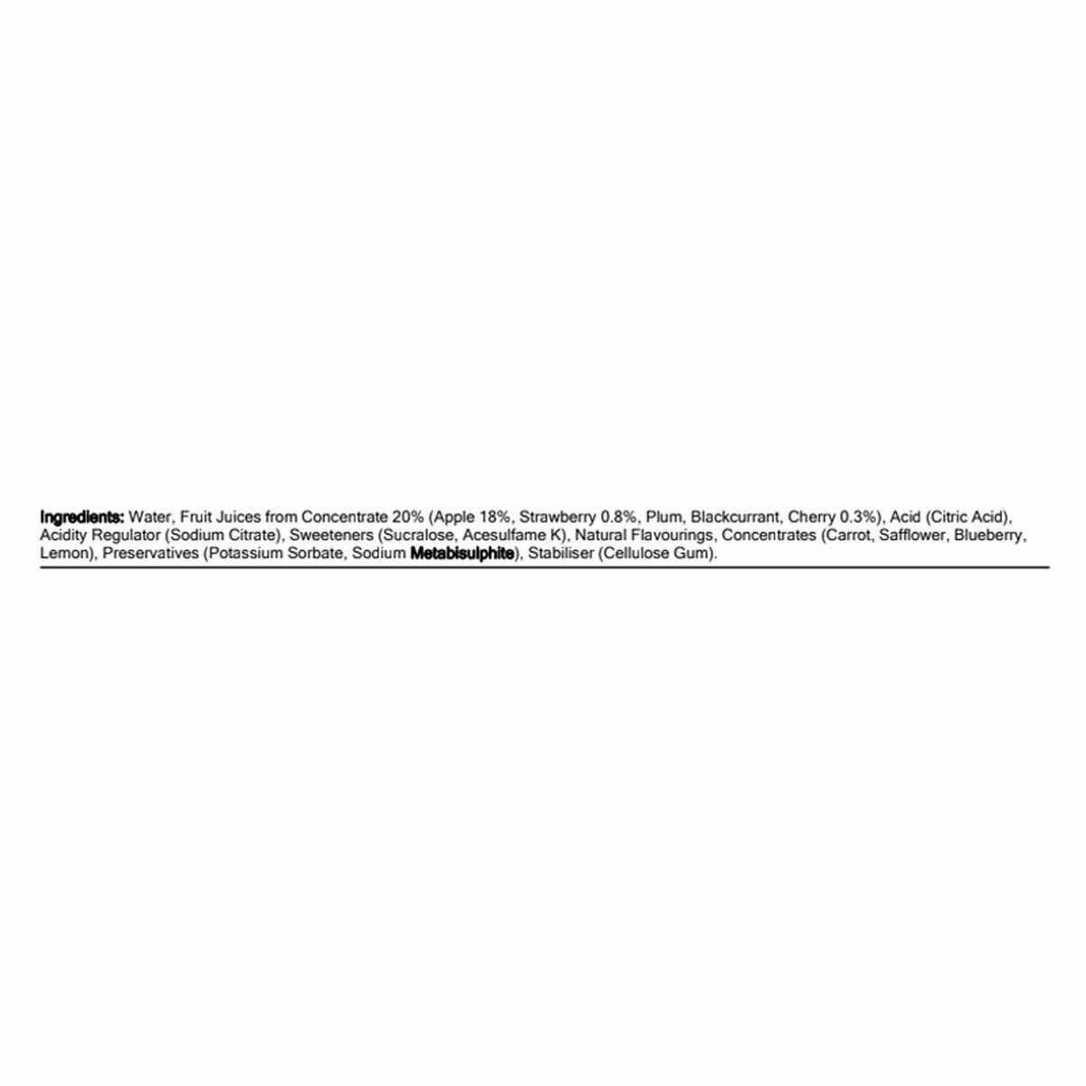 Robinsons Double Concentrate Summer Fruits, 6 x 1.75L