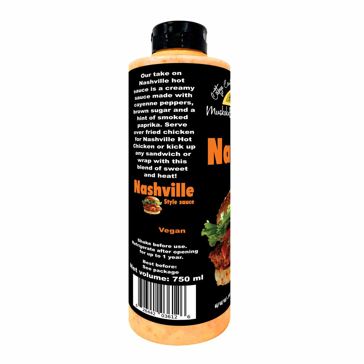 Muskoka Brand Gourmet Nashville Style Sauce, 750ml