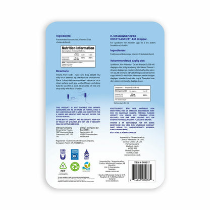 Baby Ddrops Vitamin D, 10mcg 135 Drops