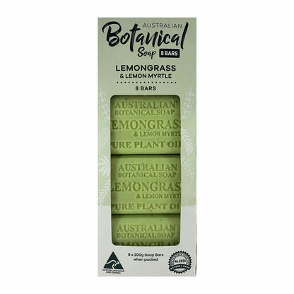 Australian Botanical Soap Bar, 8 Pack in 5 Varieties