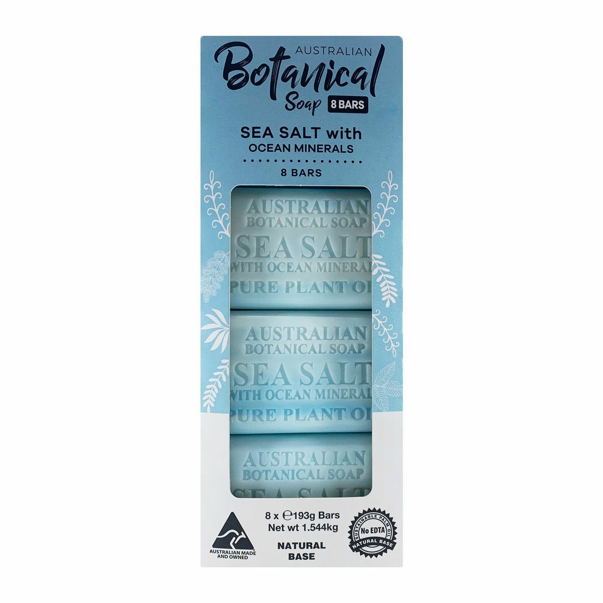 Australian Botanical Soap Bar, 8 Pack in 5 Varieties