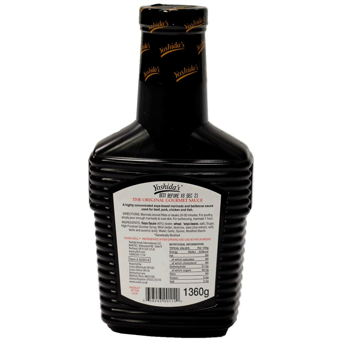 Yoshida's Original Gourmet Sauce, 1.36kg