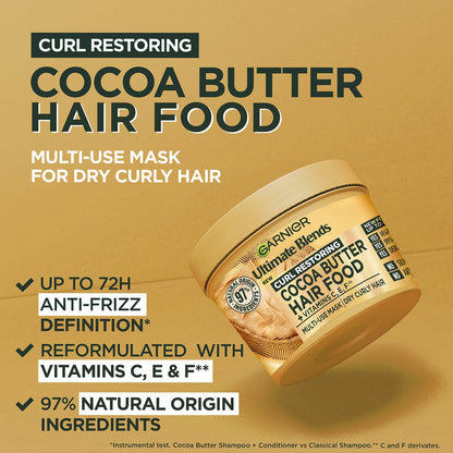 Garnier Ultimate Blends Hair Food Mask, 3 x 400ml, in 2 Options