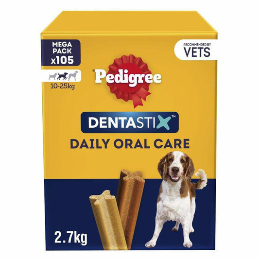Pedigree Dentastix Dental Chews, 105 Pack