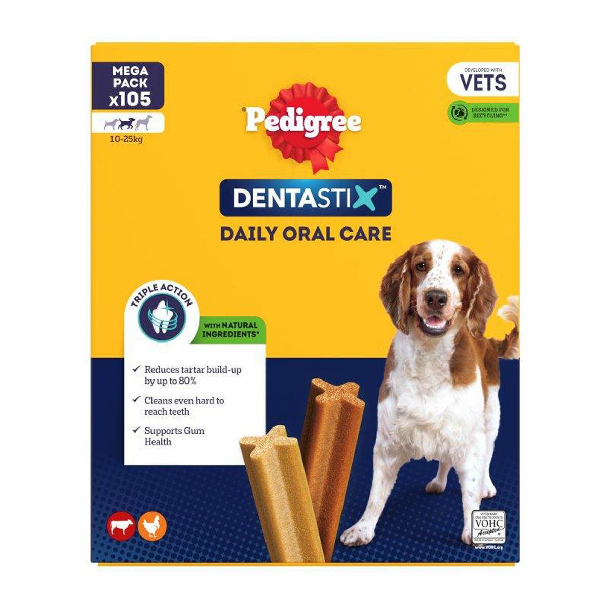 Pedigree Dentastix Dental Chews, 105 Pack