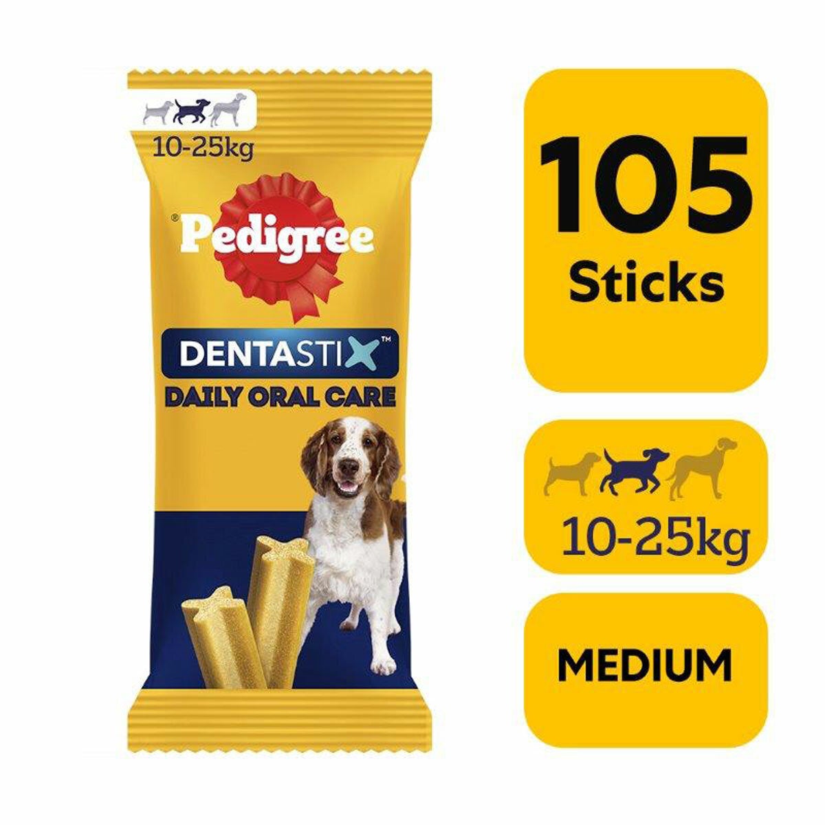 Pedigree Dentastix Dental Chews, 105 Pack