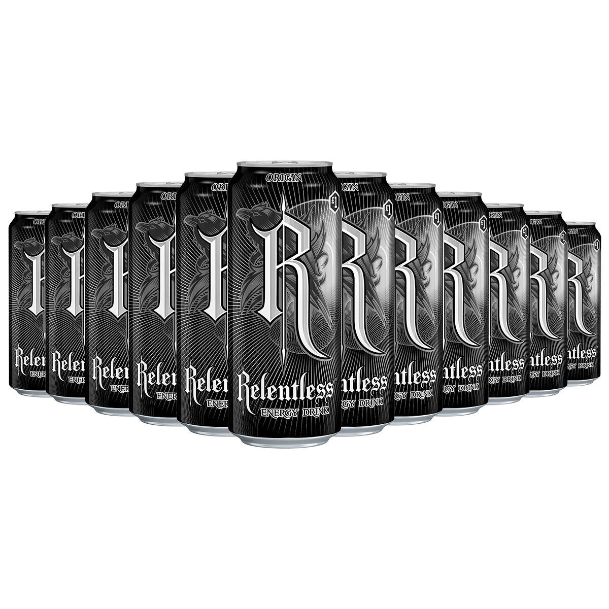 Relentless Origin PMP £1.00, 12 x 500ml